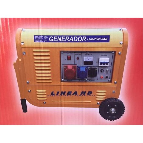 Generador Electrico Con Ruedas insonorizado con AVR (1/3)