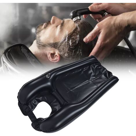 Bassin à Shampoing Inflatable Portable avec Pompe - Bac à Laver Les Cheveux Léger