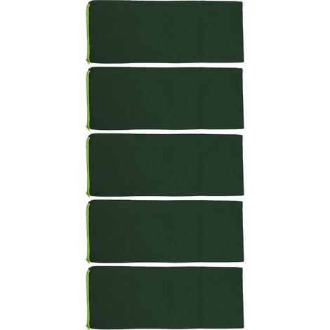 Lot de 5 sacs de protection anti-inondation en silicone organique, épais et réutilisables, avec fermeture éclair, pour portes et fenêtres de garage ou de maison. (1/5)