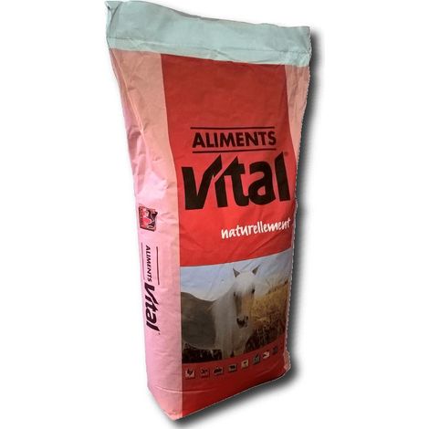 Scar aliment pour chevaux 20 kg Vital Horse Manege muesli, céréales entières, mélasse, minéraux