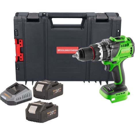 Avvitatore a percussione a batteria Procraft PA18ProBL-BB 20 V 180 Nm Brushless + 2x batteria 4,0 Ah + caricabatteria + valigetta portautensili RHINO (1/5)