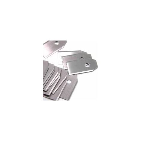 30x lames compatible avec Husqvarna Automower 105 108 210C 220AC 305 308 308x 310 315 320 330X 420 430X 440 450X G1 G2 et (acier, 0.75mm) (1/2)