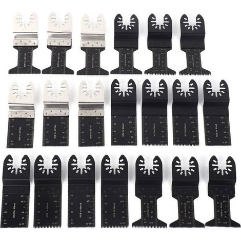 Scie oscillante - OKZ - Pack 20 pièces - Dégagement rapide - Haute performance - Bois/Metal/Plastique (1/4)