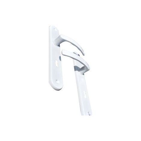 Poignée de porte Elona Blanche Clé