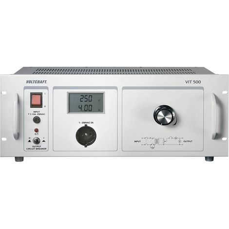VOLTCRAFT VIT 500 Trasformatore isolamento regolabile laboratorio 1 - 250 V/AC