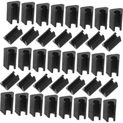 TOYANDONA Patins de protection noirs en plastique pour pieds (1/5)