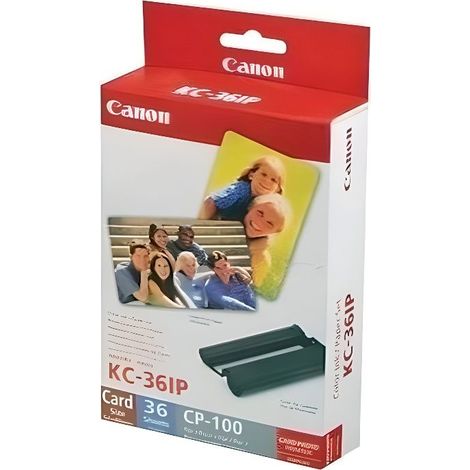CANON kit encre+papier KC-36IP - format carte de credit - 36 tirages (1/5)