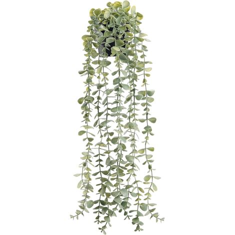 Plantes Artificielles Suspendues Fausse Plante Eucalyptus Artificiel en Pot pour Intérieur Chambre Boho Salle de Bain Maison Étagère Murale Décoration (1/5)