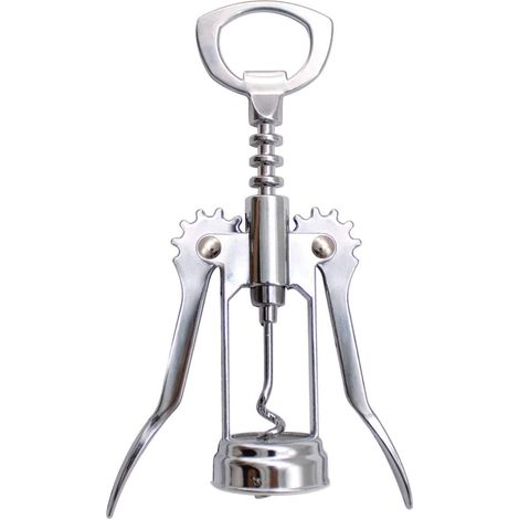 Ouvre-Bouteilles, Décapsuleur à Ailettes Vin Rouge avec Deux leviers Anti-dérapantes de Bière Wine Bottle Opener Spirale Ouvre-Bouteilles (1/5)
