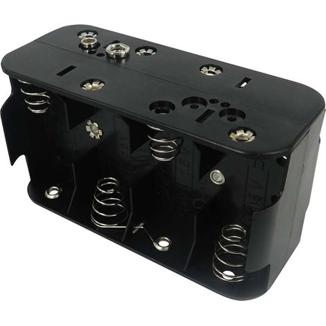 Porte-pile 8 x RS PRO C, raccordement Montage rapide ( Prix pour 1 )