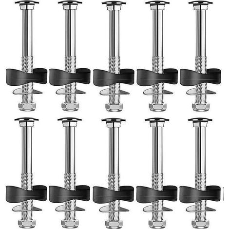 Set di 10 accessori per trampolino: picchetti, distanziatori e viti per il fissaggio del trampolino. Adatto a trampolini grandi e piccoli