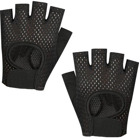Weightlifting gloves for men and women, lightweight and breathable with padding, fingerless pole dancing gloves