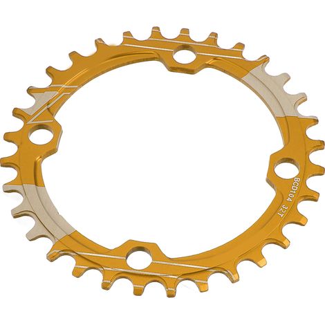 Plateau rond étroit-large Lebycle 104BCD pour VTT, 32 dents, couleur or (1/5)