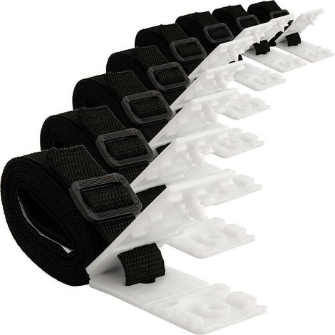 8 pezzi Cinghie e clip per avvolgicavo per piscina Avvolgicavo per copertura solare per piscina Avvolgicavo per piscina interrata Avvolgicavo per tubo solare..DEBUNS (1/5)