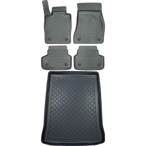 BMW Serie 5 G30 Sedán de febrero de 2017. Juego de alfombrillas para coche y maletero.
