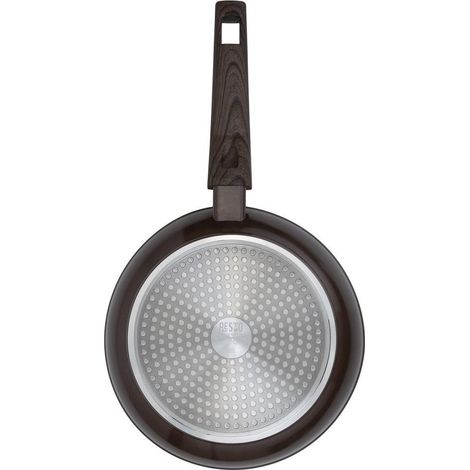 Resto Aluminium Pfanne 24 cm braun mit Holzgriff (1/3)