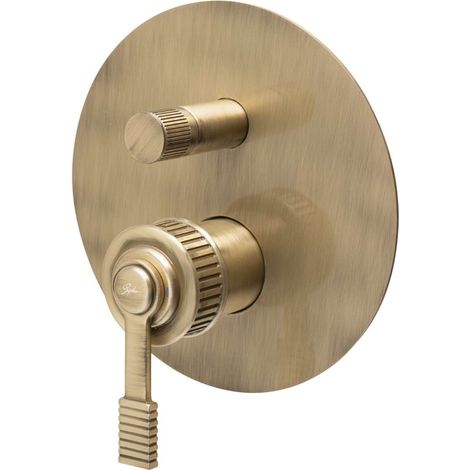 Sapho Versi - Unterputz-Brausemischer, mit Einbaukörper, bronze RV042/18 (1/2)