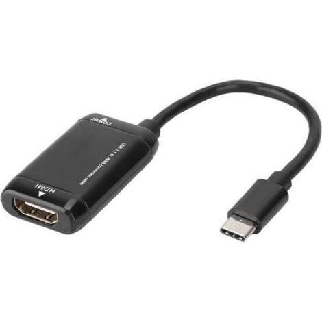 Adaptateur Câble USB 3.1 Type C vers HDMI Câble Adaptateur HDTV Type-C Mâle vers HDMI Femelle pour tablette de téléphone -BOH (1/4)