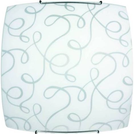 5 x PLAFONIERA MARILENA 40X40 CM BIANCO