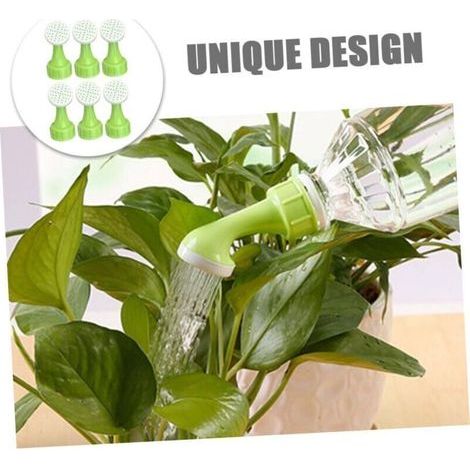 Lot de 6 buses d’arrosage universelles pour arrosoirs jardin et intérieur – plastique résistant, embouts interchangeables 12 mm (1/3)