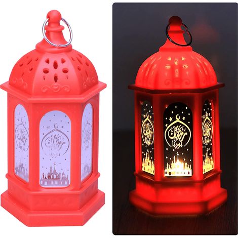 Lanterne LED Ramadan Décorative Luminaire de Table Éclairage Fête Électronique pour Décoration Maison Mubarak (1/5)