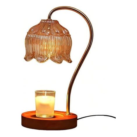 Lampe à bougie - Chauffe-bougie - Lampe à bougie électrique avec minuterie - Lampe chauffe-bougie - Pour bougies parfumées - Chambre - Bureau et salon (1/5)