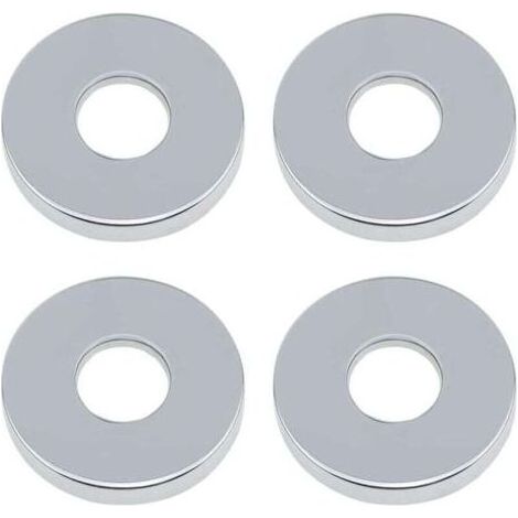 Rosace Robinet Mitigeur Douche 4 Pièces Chromées Rosasse Ouvrante Robinetterie Ø 26mm (3/4 ") Acier Inoxydable Rosace Plomberie Plate Basse for Cuisine Salle de Bain (1/5)