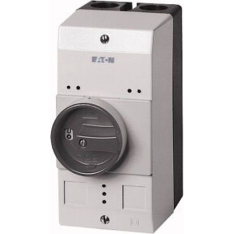 Eaton CI-PKZ0-GM 260089 Alloggiamento vuoto con selettore rotativo (L x L x A) 97 x 80 x 160 mm Nero, Grigio 1 pz. (1/2)