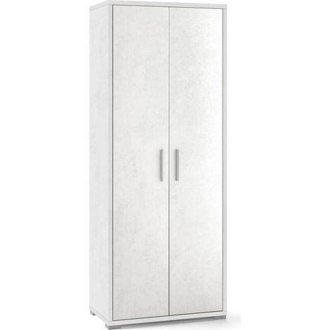 Mobile 2 Ante 71x182x41 cm Ossido Bianco (1/2)
