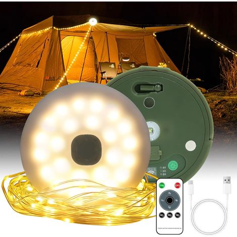 Filet lumineux d'extérieur, 2x2m 144 LED guirlande lumineuse d'extérieur blanc chaud avec prise, filet lumineux d'intérieur étanche avec télécommande et minuterie 8 modes, pour buissons jardin (1/5)