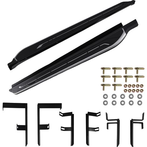 Nerf Bar Side Steps for KIA SPORTAGE NQ5 2021 2022 Black Aluminum Running Board