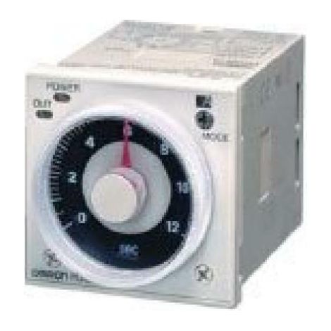 Omron timer- rele' temporizzato multifunzione din 48x48 mm h3craac2448dc1248
