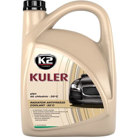 K2 enfriador Protección contra Heladas montado mezcla, Long Life, color verde, de hasta 35 °C, refrigerador, líquido refrigerante, protección contra heladas Medio, para todas las marcas de automóviles