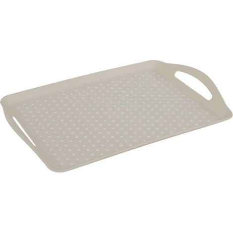 Plateau de Service Anti-Dérapant "Poly" 45cm Beige (1/4)