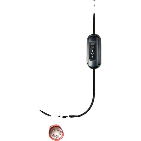 EV-Ladegerät, einstellbarer Strom, Timer-Funktion, 11kw mit 2 Adaptern, Typ2 (1/2)
