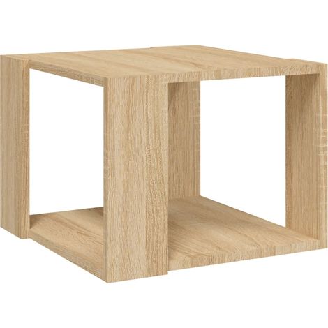Maison Exclusive - Couchtisch Sonoma-Eiche 40x40x30 cm Holzwerkst