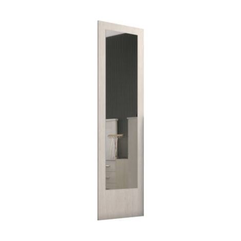 Espejo vestidor para dormitorio modelo Kansas acabado artico, 50cm(ancho) 194cm(alto) 1.6cm(fondo). (1/3)
