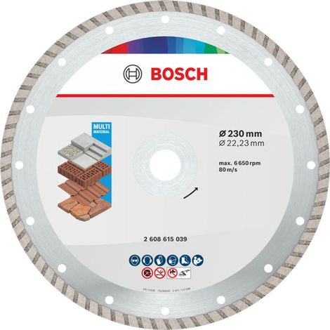 Bosch Multi Material Turbo Diamond Trennscheibe, 230 x 22.23 x 7 mm 10 Stk. - 2608615048 (1/5)