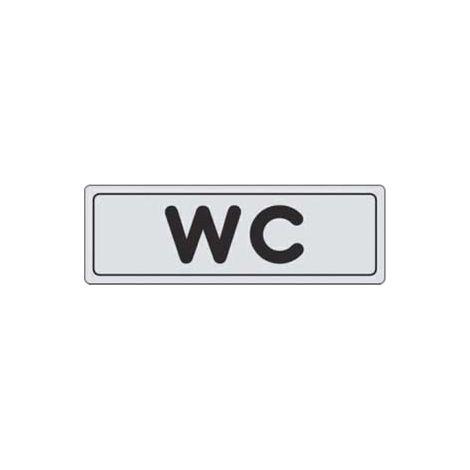 Targhetta Adesiva WC 15 CMX5H 10 Pezzi