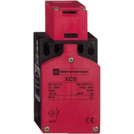 Télémécanique – interrupteur de sécurité à clé Preventa XCS, tête tourelle rotative, 2 NF + 1 NO à ouverture positive – XCSTA792