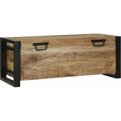 vidaXL Storage Chests Brown 80 x 30 x 30 cm Solid Mango wood (1/5)
