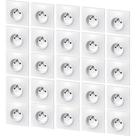 Legrand Neptune Power Sockets with Earth, 230 V, White (1/2)