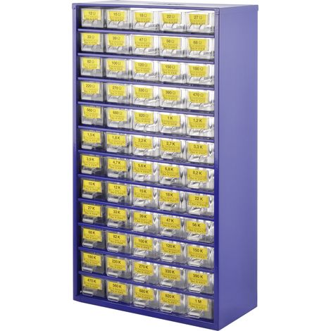 419125 Metallschicht-Widerstand Sortiment axial bedrahtet 0.25 W 1 % 1 Set