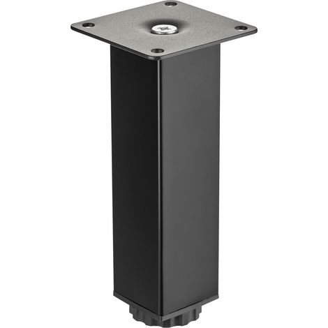 SOTECH Möbelfuß ZULU 38 x 38 x 150 mm schwarz matt, belastbar bis 100 kg pro Fuß, 1 Stück (1/5)