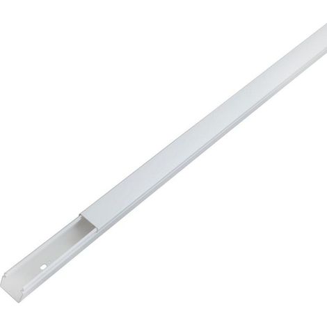 Goulotte électrique 62 x 40 x 2000 mm avec perforation du fond et couvercle (1/2)