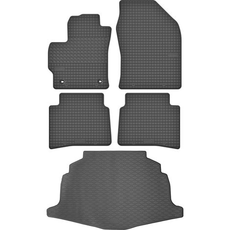 Toyota Corolla XII E210 Hatchback a partir de 2019 SET - Alfombrillas de goma para coche + alfombrilla para maletero (1/5)