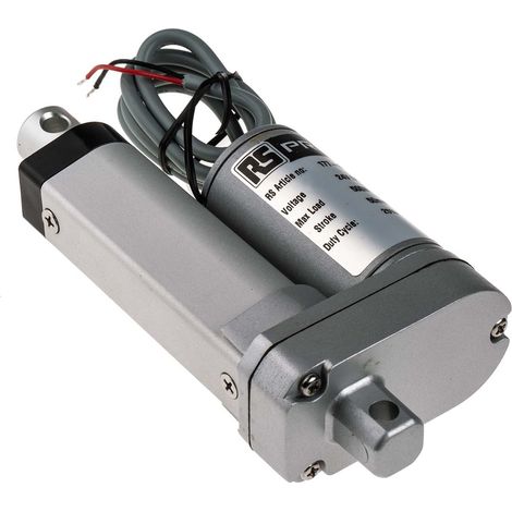 Actionneur linéaire électrique, RS PRO, 24V c.c., 500N, 14.6mm/s, 50mm ( Prix pour 1 )