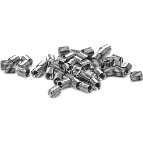 50 Stück Gewindeeinsätze, Gewindereparatur-Schutzhülsen, Reduziermuttern, Befestigungselemente M1,6 x 0,353D (1/5)