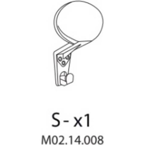 R S-x1 M02.14.008 X ARMADIO SPOGLIATOIO RESINA A 1 POSTO IN KIT C/SERRAT
