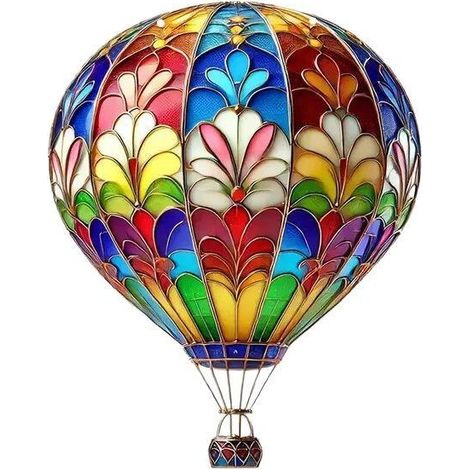 Lampe de jardin solaire en forme de montgolfière, lampe de jardin solaire en forme de montgolfière, lampe solaire plate suspendue en acrylique-AquaForge